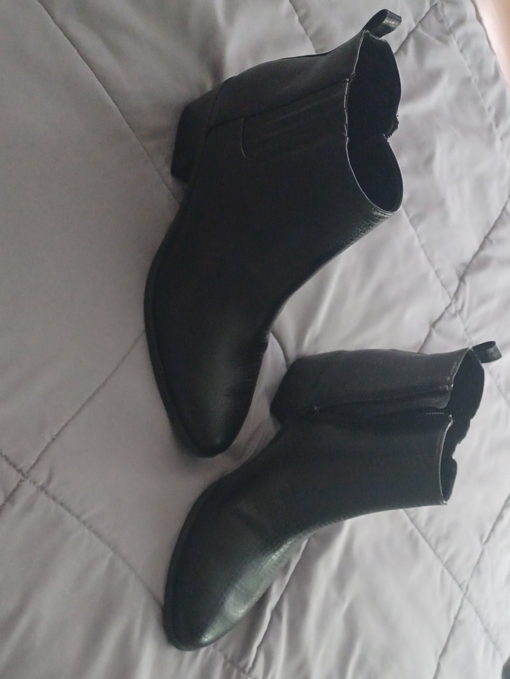 Black Chelsea Ankle Boots - Classic Women's Slip-On